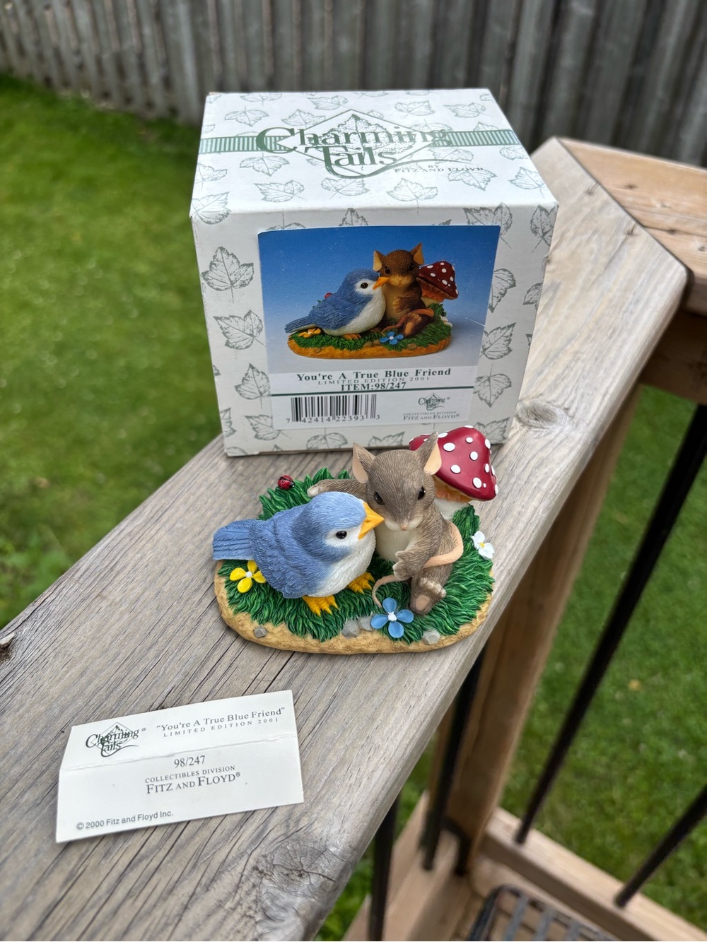 Charming Tails "You're A True Blue Friend" 2011 with Box